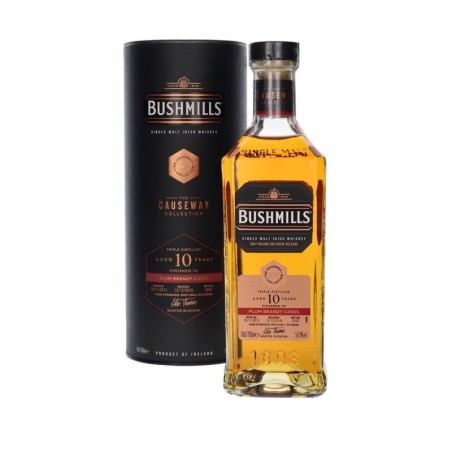 BUSHMILLS 10YO PLUM BRANDY CASKS FINISH THE CAUSEWAY COLLECTION IRISH WHISKEY 0,7L 59,6%