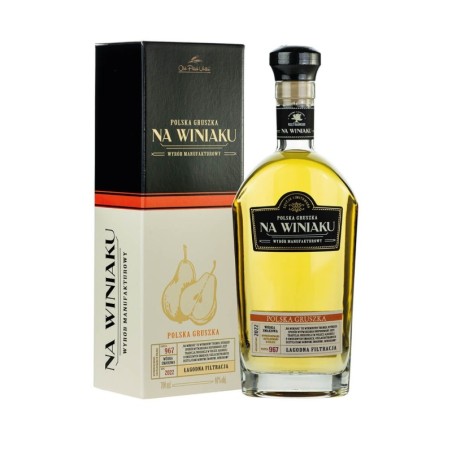 OLD POLISH VODKA NA WINIAKU GRUSZKA 0,7L 40% + KARTONIK