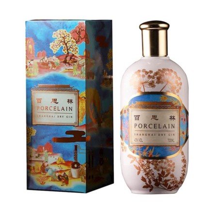 PORCELAIN SHANGHAI DRY GIN 0,7L 43%