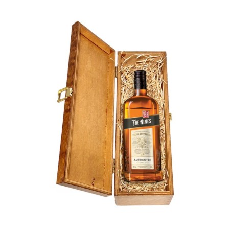 THE NINES SPICY HERBAL BITTER LIKIER ZIOŁOWY 0,5L 40% W SKRZYNCE DREWNIANEJ