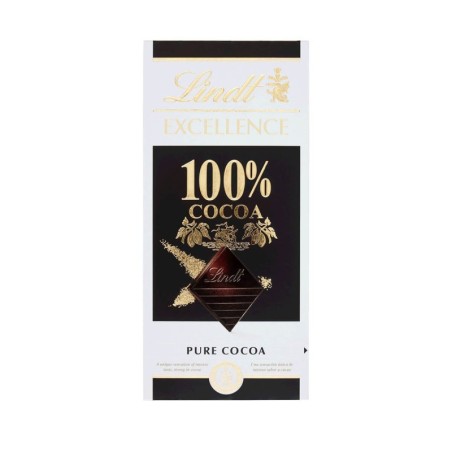 LINDT EXCELLENCE CZEKOLADA GORZKA 100% COCOA 50G