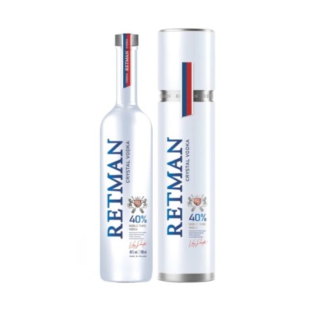 RETMAN CRYSTAL VODKA 0,7L 40% + TUBA