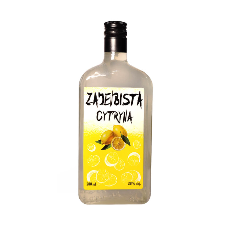 ZAJENBISTA CYTRYNA LIKIER 0,5L 28% ZAJENBISTA CYTRYNA LIKIER 0,5L 28%