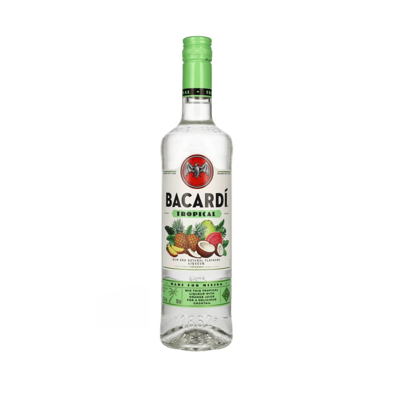 BACARDI TROPICAL RUM 0,7L 27% BACARDI TROPICAL RUM 0,7L 27%