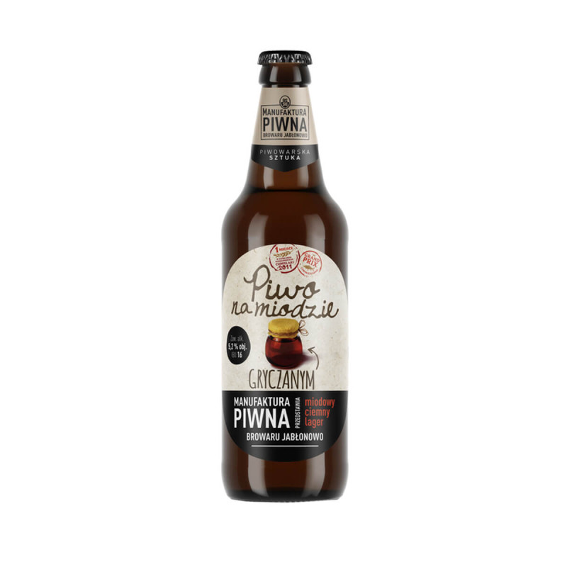 MANUFAKTURA PIWNA - PIWO NA MIODZIE GRYCZANYM 0,5L 5,2% MANUFAKTURA PIWNA - PIWO NA MIODZIE GRYCZANYM 0,5L 5,2%
