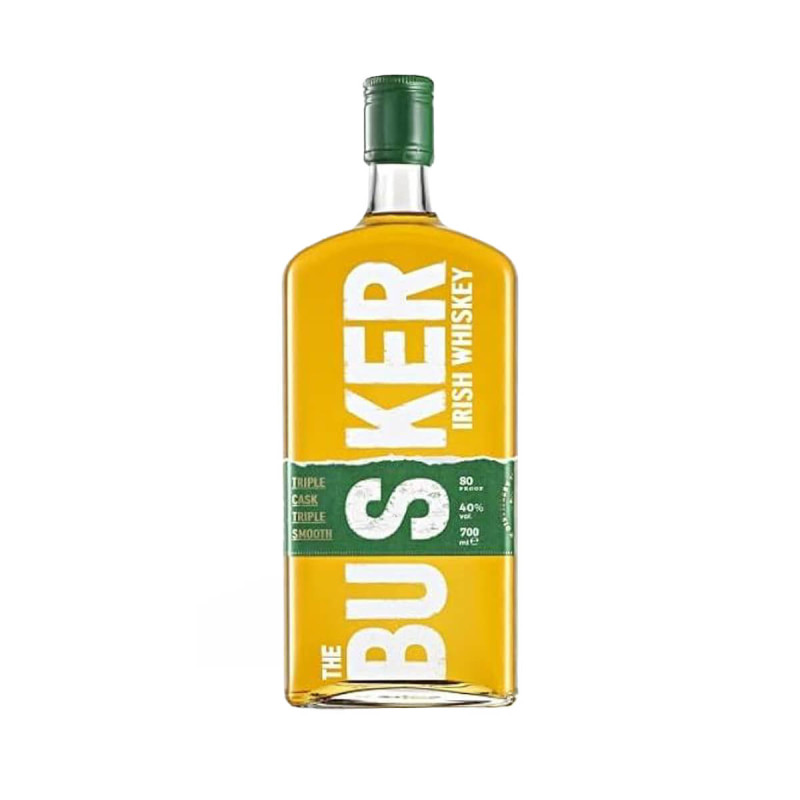 THE BUSKER BLEND TRIPLE CASK TRIPLE SMOOTH IRISH WHISKEY 0,7L 40% THE BUSKER BLEND TRIPLE CASK TRIPLE SMOOTH IRISH WHISKEY 0,7L 40%
