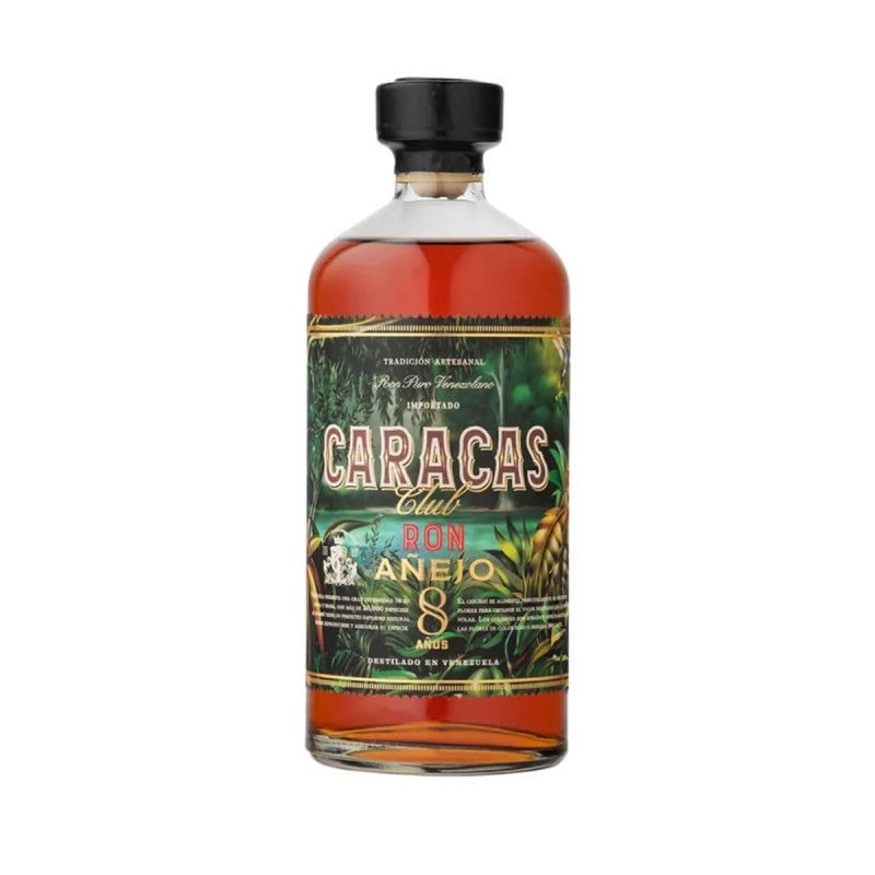 CARACAS CLUB RON ANEJO 8 ANOS RUM 0,7L 40% CARACAS CLUB RON ANEJO 8 ANOS RUM 0,7L 40%