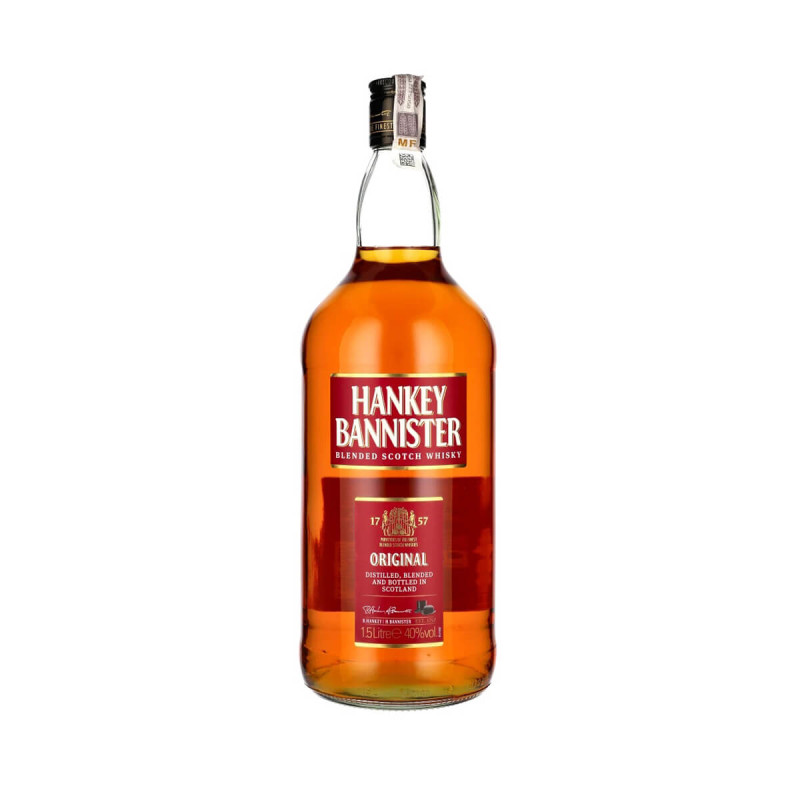 HANKEY BANNISTER ORIGINAL WHISKY 1,5L 40%