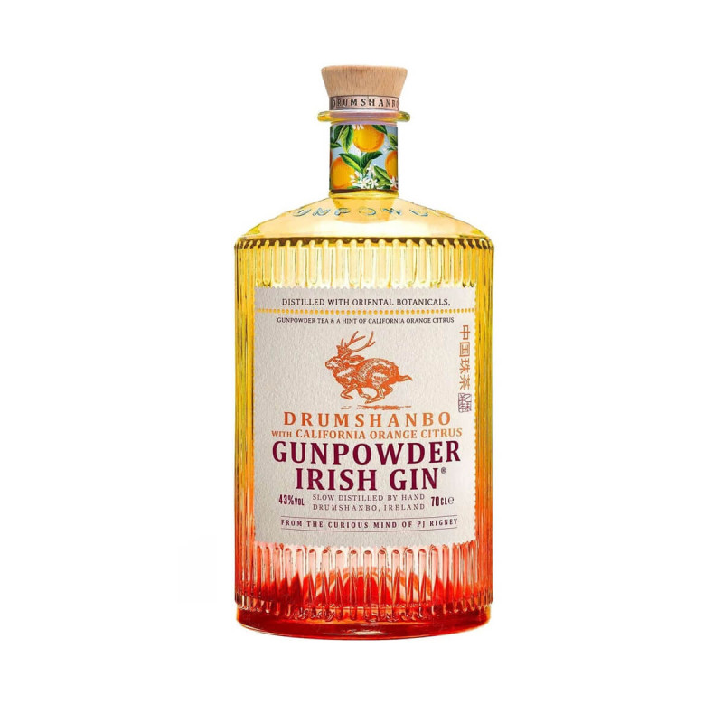 DRUMSHANBO GUNPOWDER CALIFORNIA ORANGE CITRUS IRISH GIN 0,7L 43%