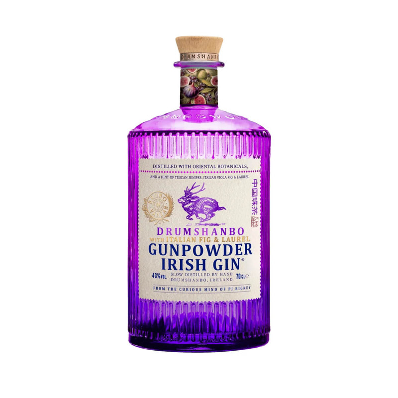 DRUMSHANBO GUNPOWDER ITALIAN FIG & LAUREL IRISH GIN 0,7L 43%