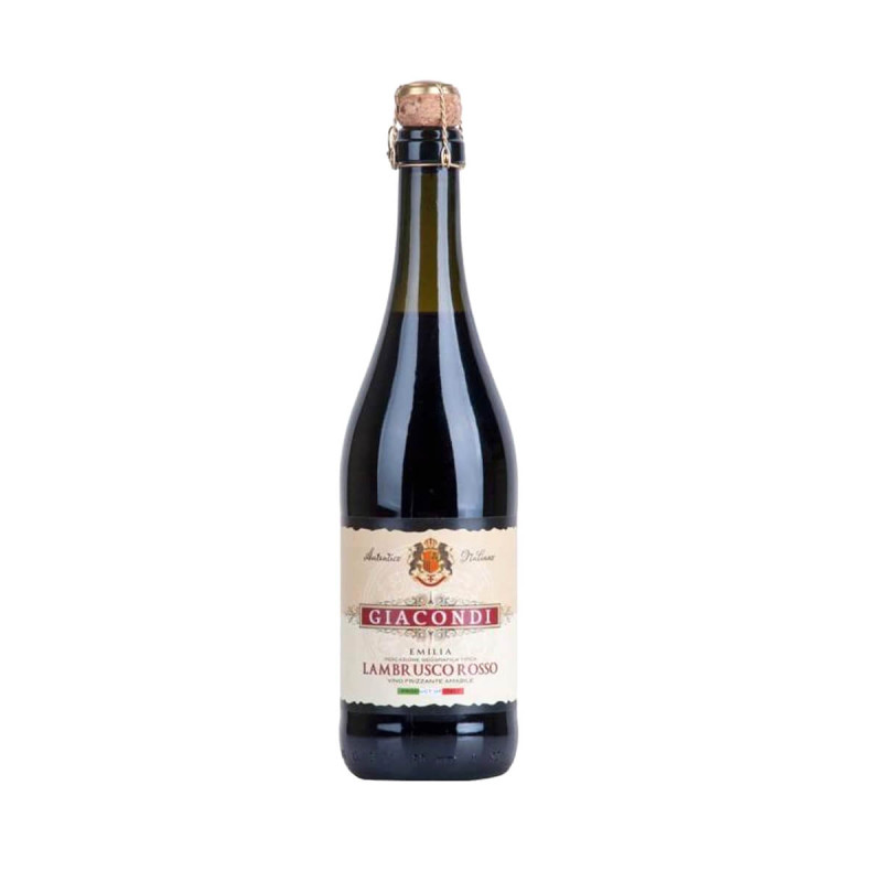 GIACONDI LAMBRUSCO ROSSO 0,75L 7,5% GIACONDI LAMBRUSCO ROSSO 0,75L 7,5%