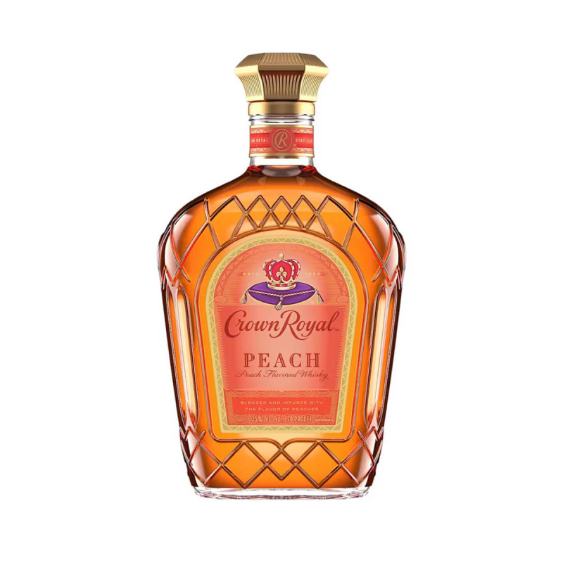 CROWN ROYAL PEACH WHISKY 1L 35%