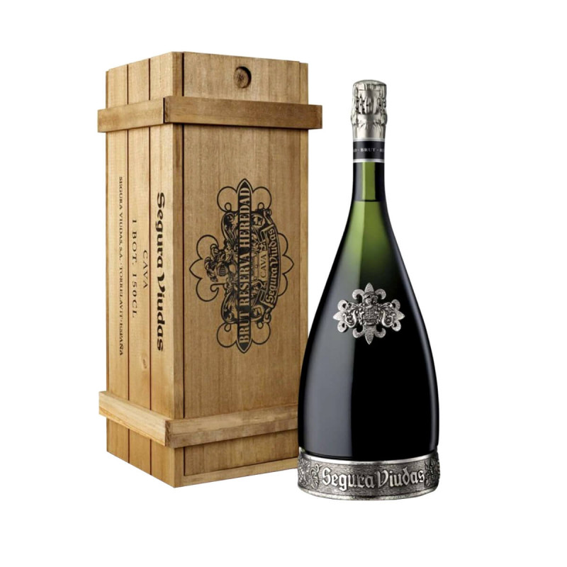 CAVA SEGURA VIUDAS BRUT RESERVA HEREDAD 1,5L 12% + SKRZYNKA