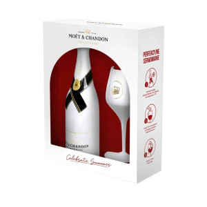 SZAMPAN MOET & CHANDON ICE IMPERIAL 0,75L 12,5% + KIELISZEK