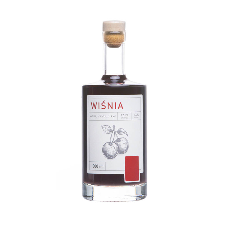 MANUFAKTURA NALEWEK WIŚNIA 0,5L 17,5%