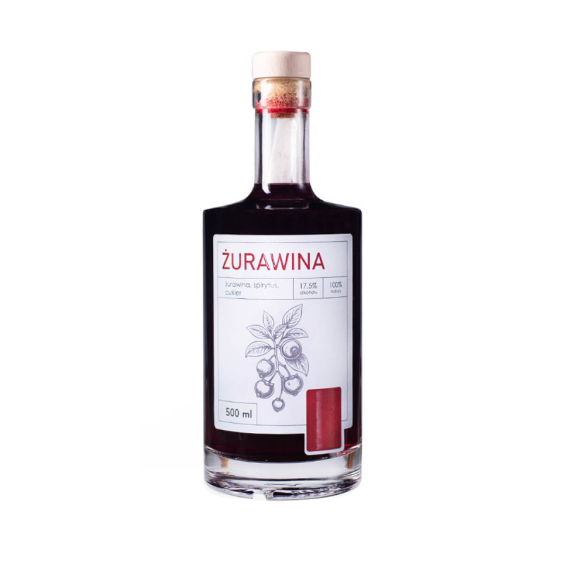 MANUFAKTURA NALEWEK ŻURAWINA 0,5L 17,5%