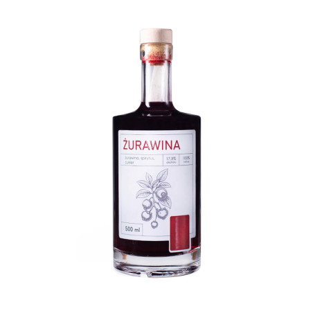 MANUFAKTURA NALEWEK ŻURAWINA 0,5L 17,5%