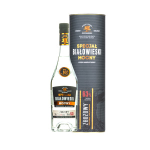 SPECJAŁ BIAŁOWIESKI MOCNY ZBOŻOWY 0,7L 63% + TUBA