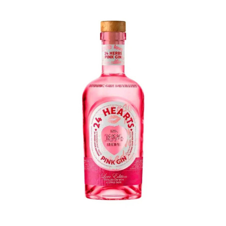 24 HERBS HEARTS PINK LOVE EDITION GIN 0,7L 40%