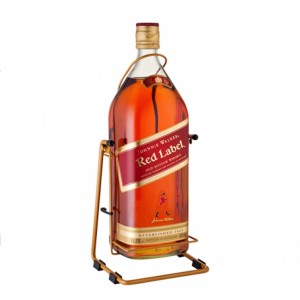 JOHNNIE WALKER RED LABEL WHISKY 4,5L 40% + HUŚTAWKA